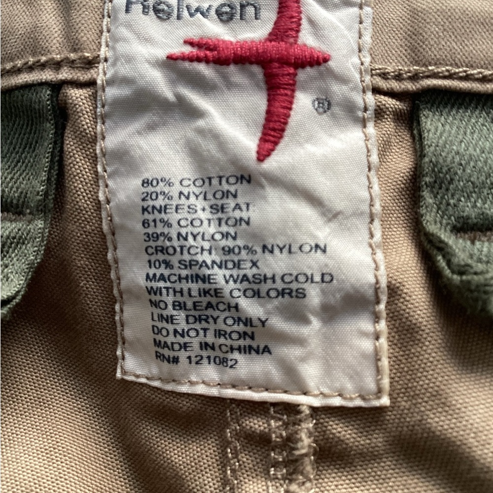 Relwen Men’s Expedition Cargo Pants Two-tone Khaki Size 34 - Picture 4 of 4